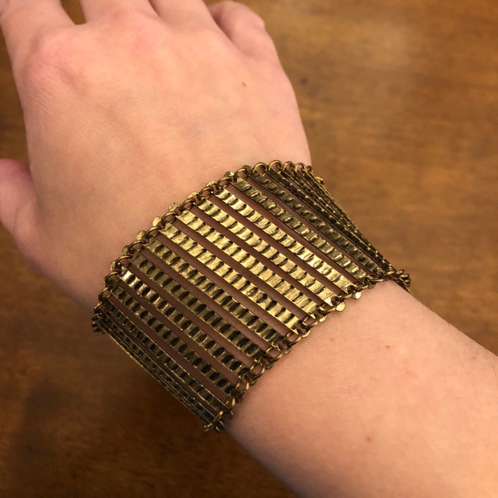 Gold boho bracelet